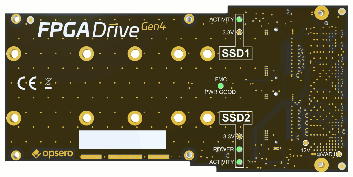 FPGA Drive FMC Gen4 bottom