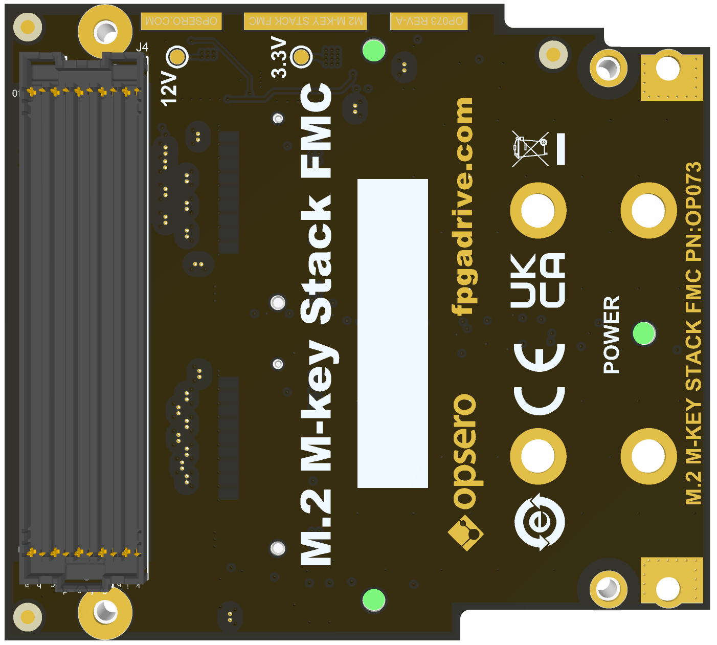 M.2 M-key Stack FMC bottom